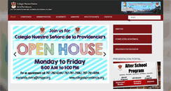 Desktop Screenshot of colegiolaprovidencia.org
